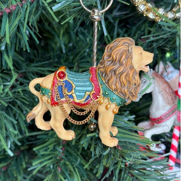Carousel Lion 2002 and Carousel Horse Ornaments - Picture 5 of 5